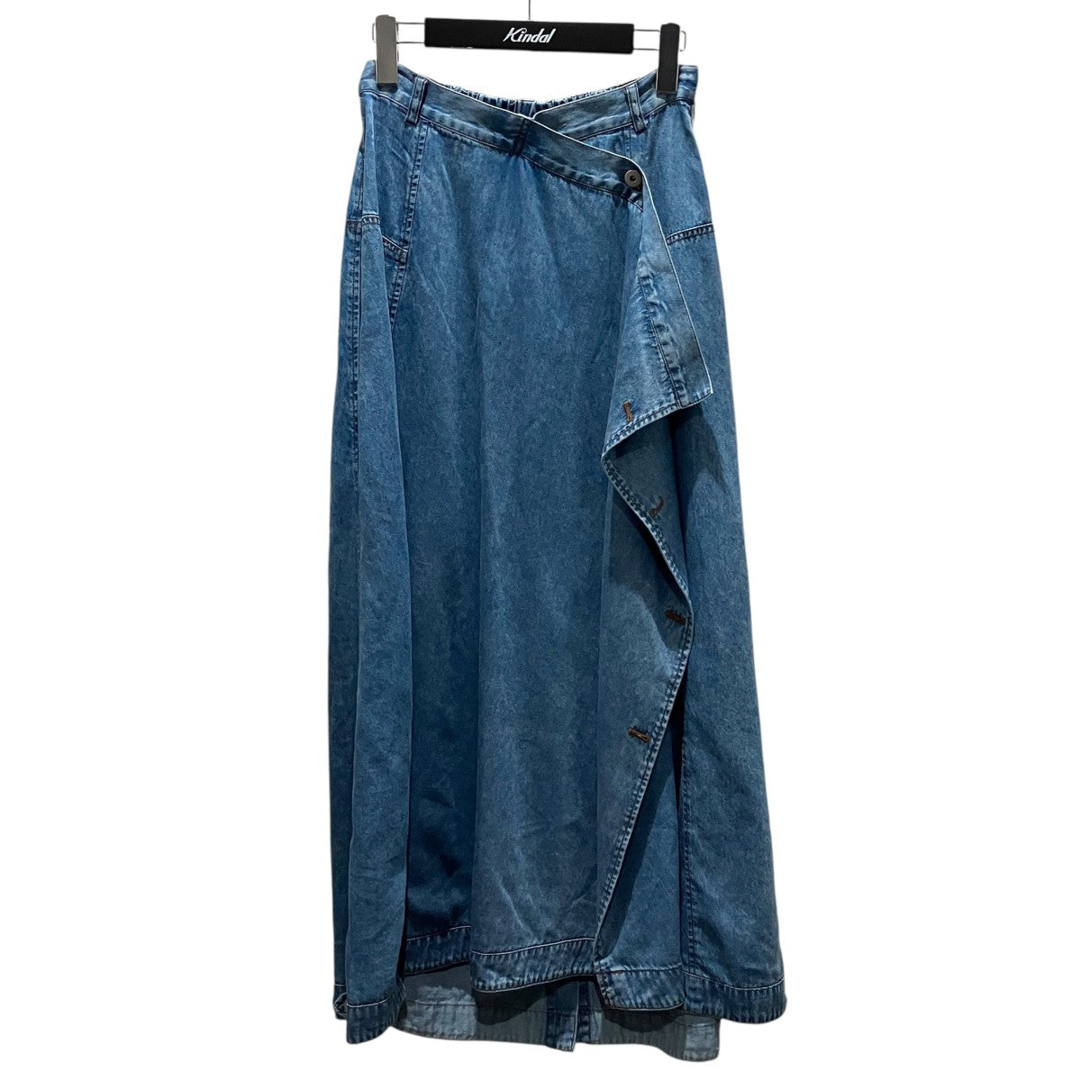 AMERI 【TENCEL DENIM WRAP LIKE SKIRT】デニムスカート0226109410150 古着・中古-1枚目のアイテム画像