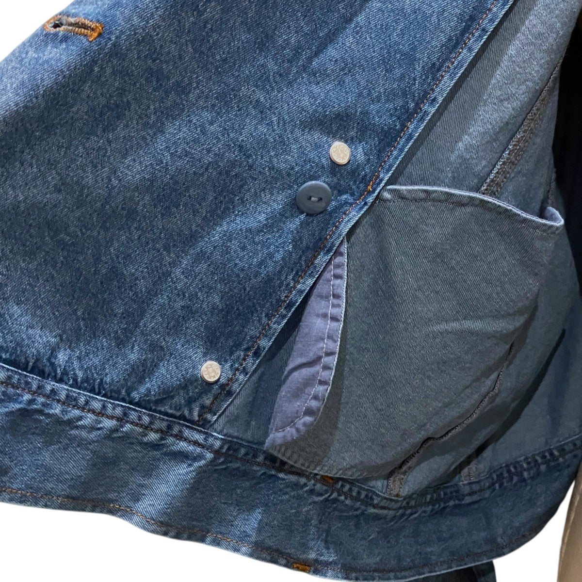 AMERI(アメリ) 【TENCEL DENIM SHORT TRENCH COAT】デニムジャケット