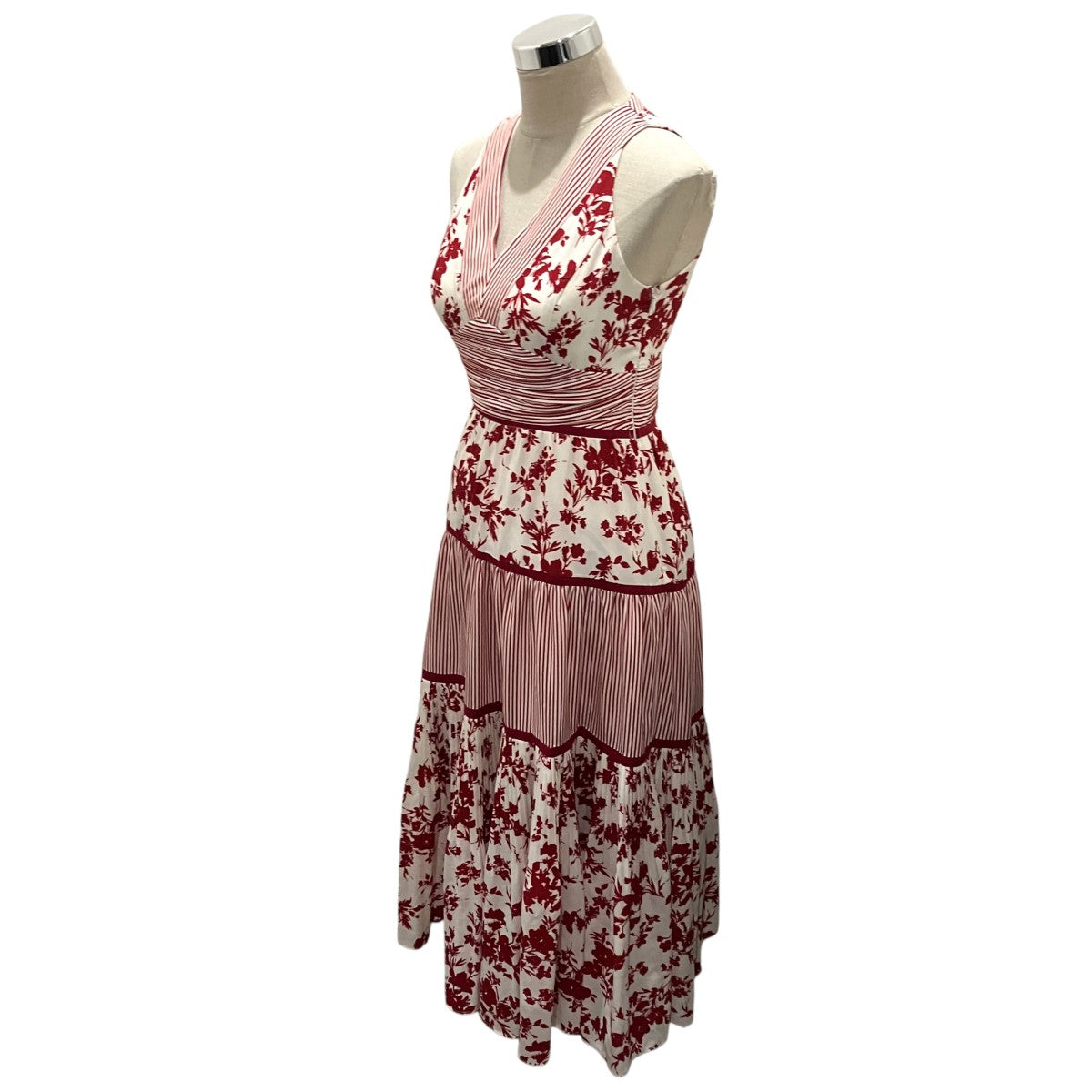 Estella．K 【Rosetta Floral Dress】総柄プリーツワンピース125251399 古着・中古-3枚目のアイテム画像