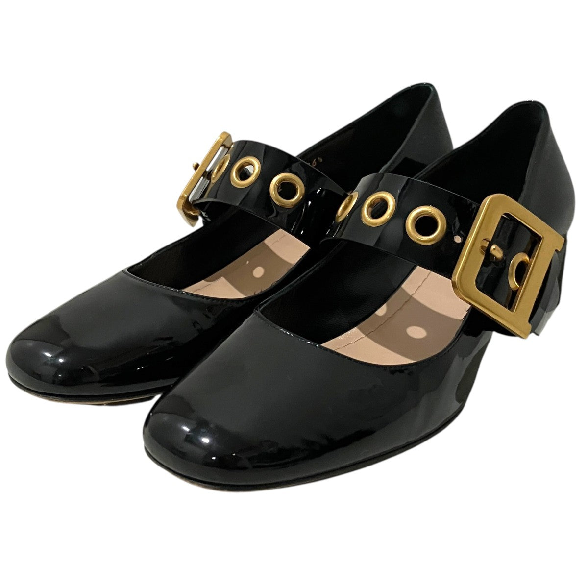 Christian Dior パテントレザーパンプス 古着・中古-1枚目のアイテム画像