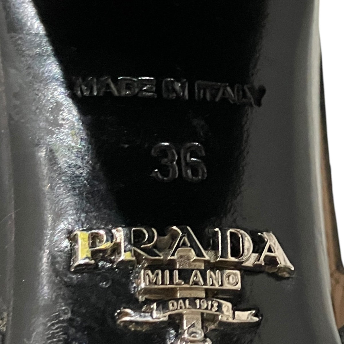 PRADA ダブルベルトレザーパンプス 古着・中古-10枚目のアイテム画像