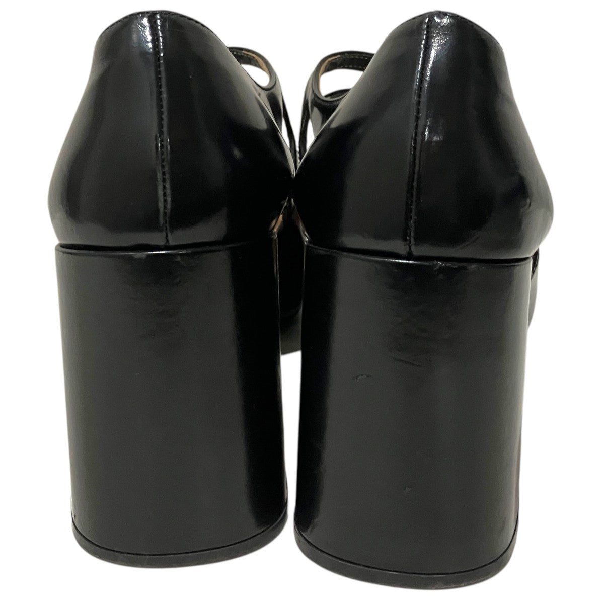 PRADA ダブルベルトレザーパンプス 古着・中古-3枚目のアイテム画像