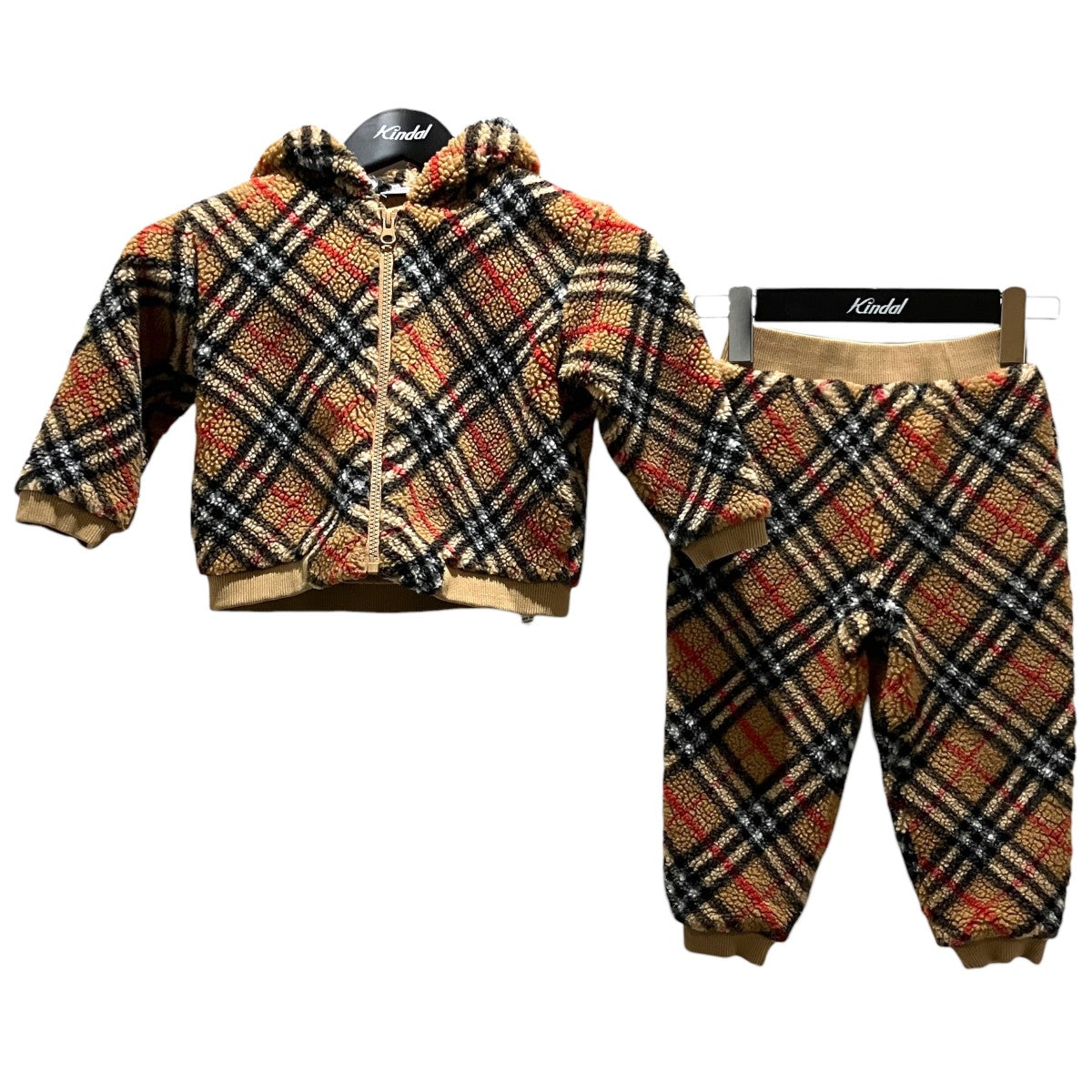 BURBERRY ノバチェックボアパーカー／パンツ8076882/8076885 古着・中古-1枚目のアイテム画像