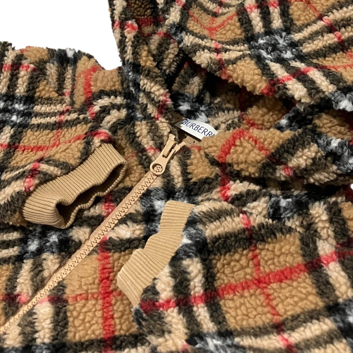 BURBERRY ノバチェックボアパーカー／パンツ8076882/8076885 古着・中古-4枚目のアイテム画像