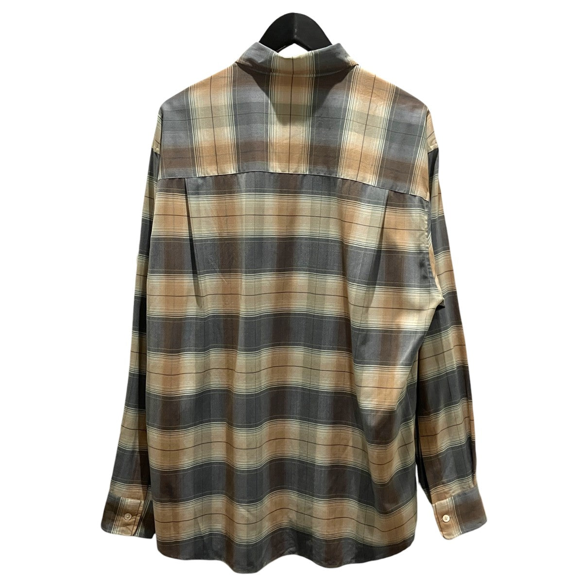 AURALEE 【SUPER LIGHT WOOL CHECK SHIRT】チェックシャツA26SS01LC 古着・中古-2枚目のアイテム画像