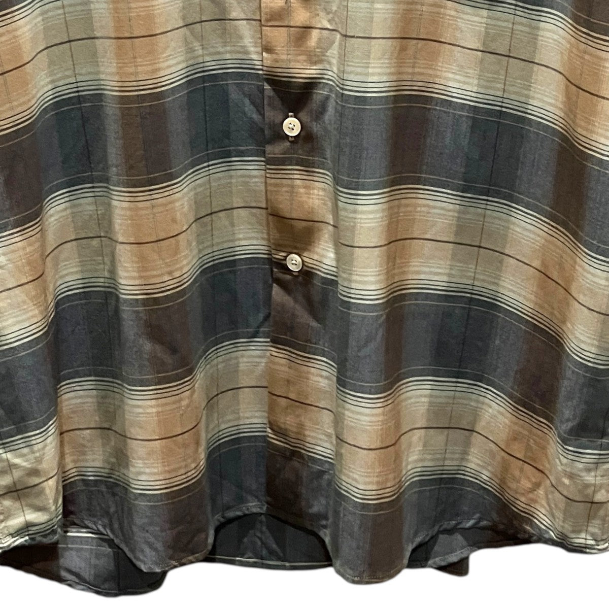 AURALEE 【SUPER LIGHT WOOL CHECK SHIRT】チェックシャツA26SS01LC 古着・中古-4枚目のアイテム画像
