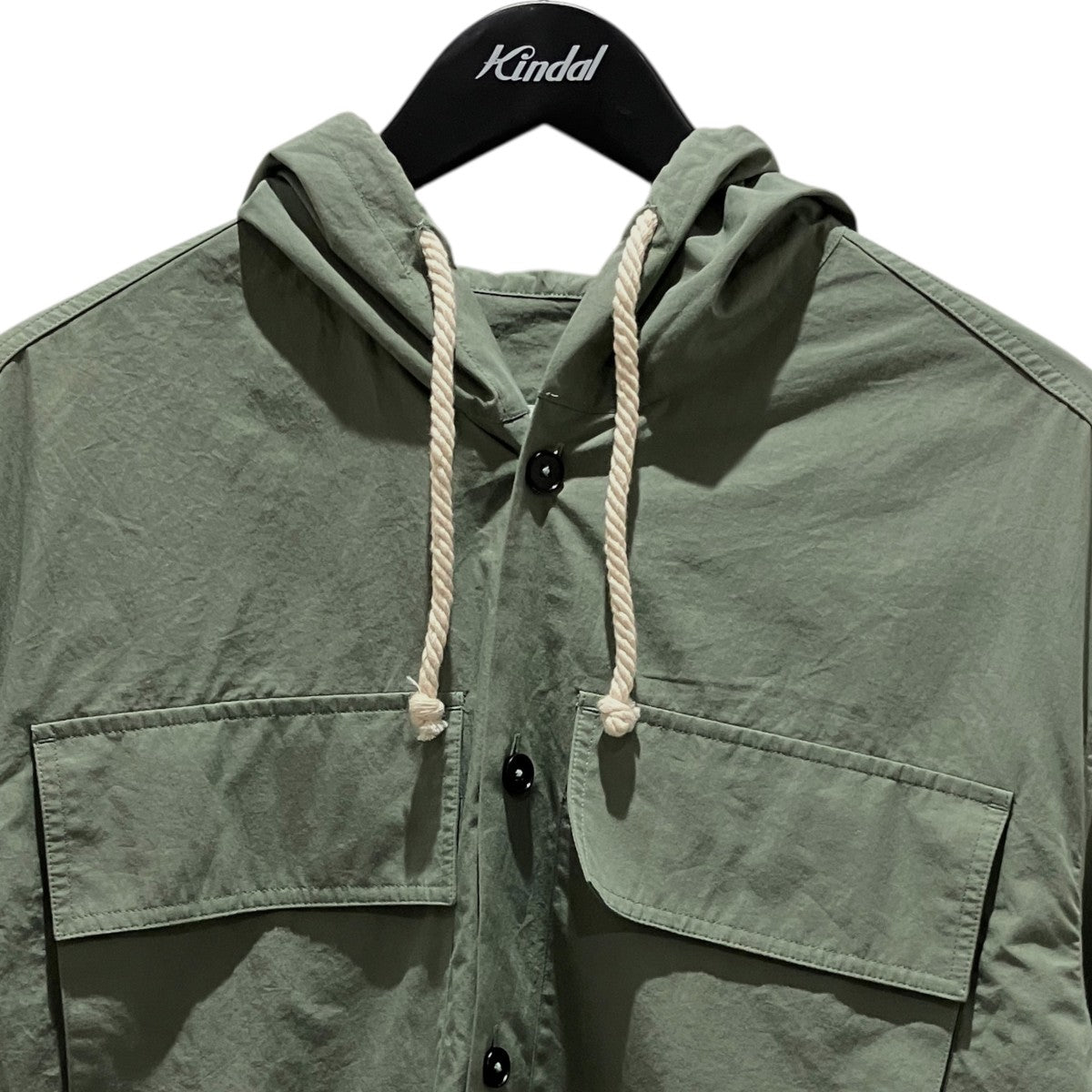 JIL SANDER+ 【ダブルポケット コトンフーデットシャツ】フードシャツJ47DL0107 古着・中古-3枚目のアイテム画像