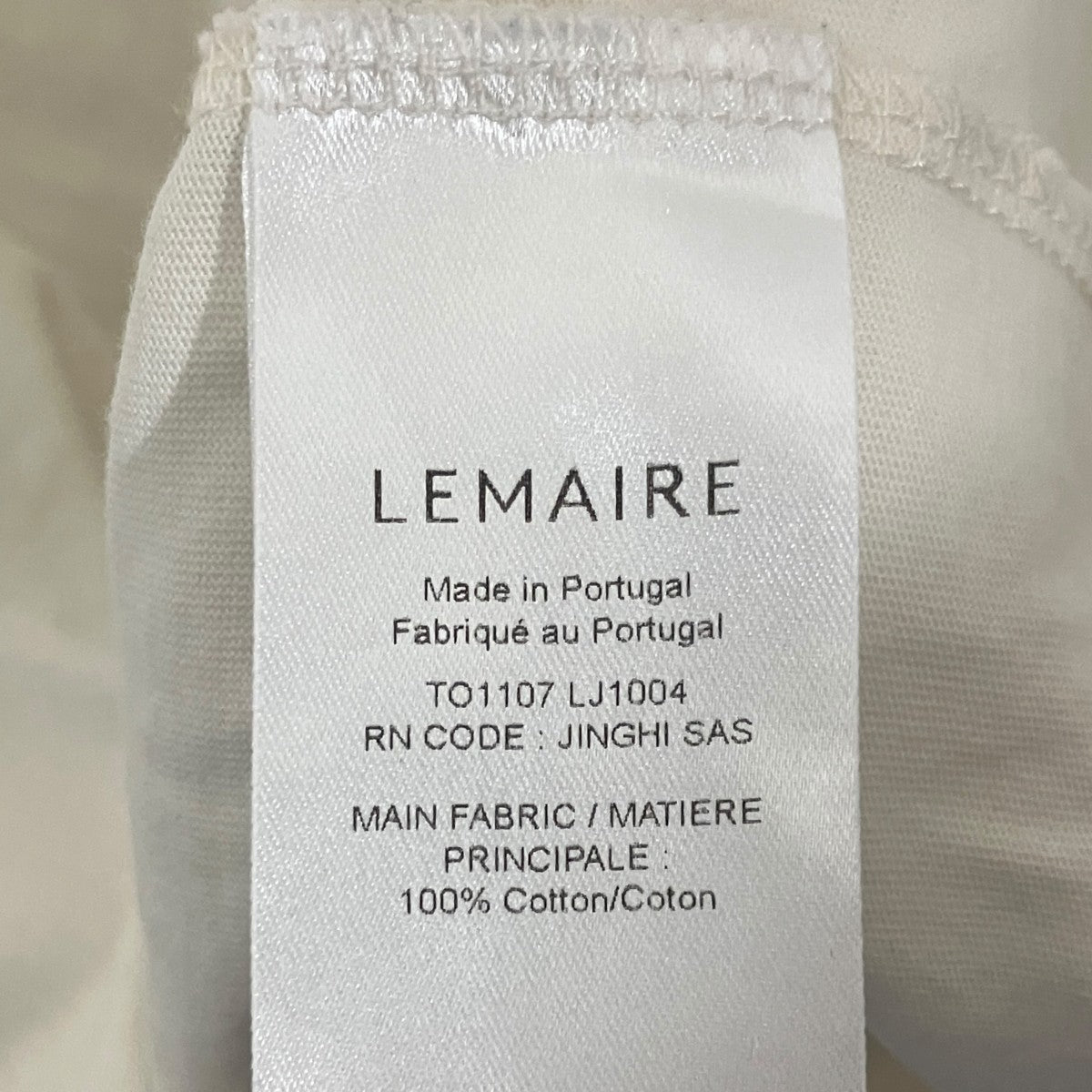 LEMAIRE 胸ポケットTシャツ 古着・中古-7枚目のアイテム画像