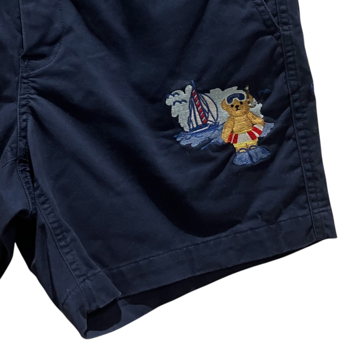 POLO RALPH LAUREN ベア刺繍ハーフパンツ 古着・中古-4枚目のアイテム画像
