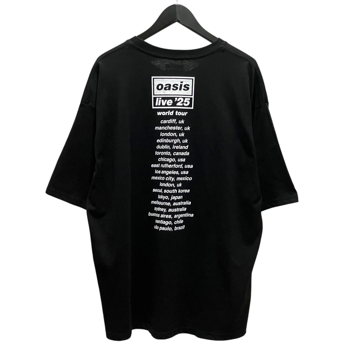 oasis 【LIVE’25】半袖Tシャツ 古着・中古-2枚目のアイテム画像