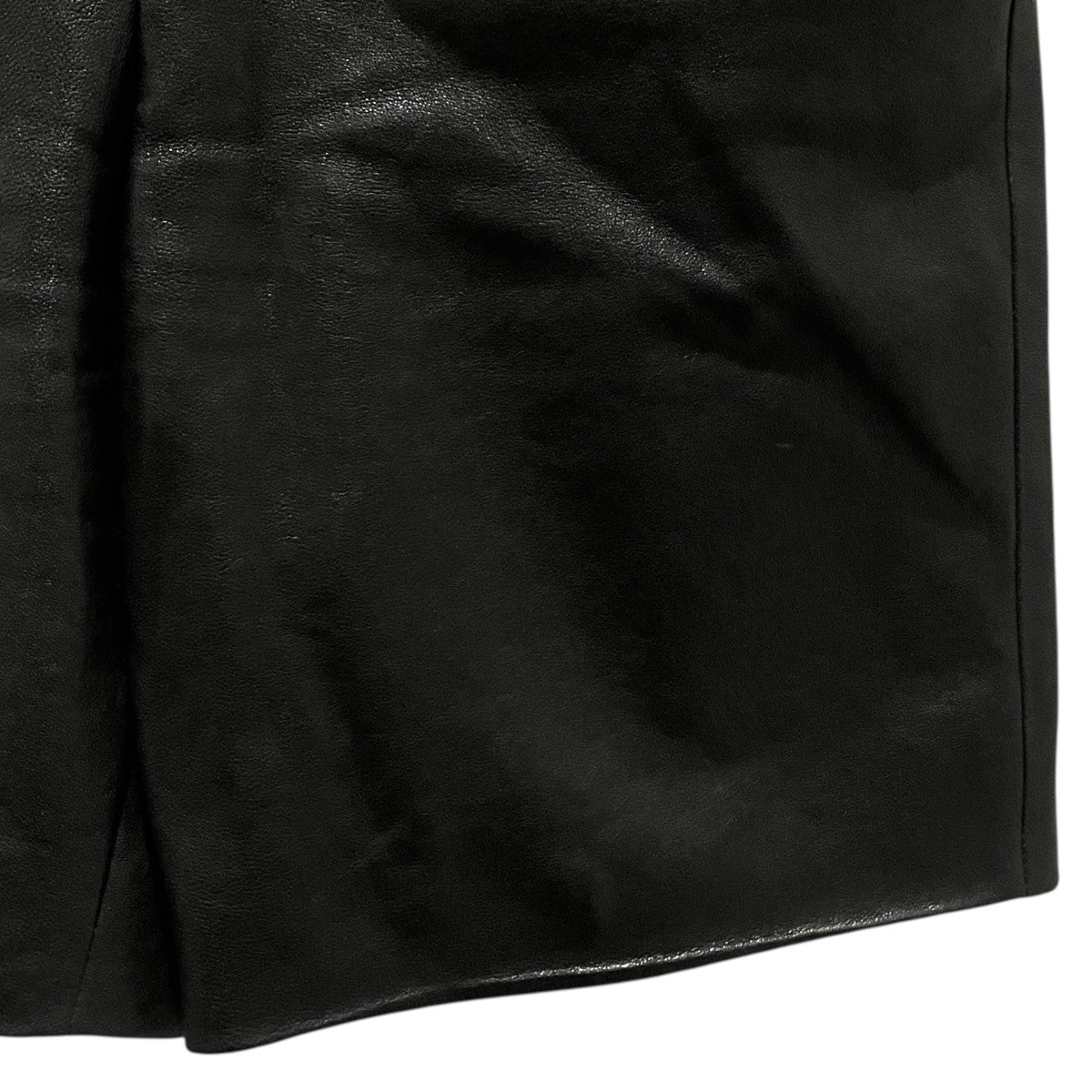 Saint Laurent Paris ラムレザーバミューダパンツ615750 古着・中古-4枚目のアイテム画像