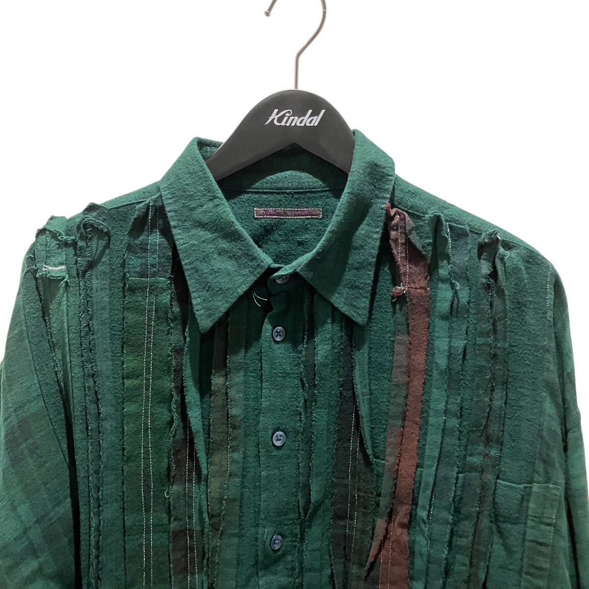 Needles 【Flannel Shirt Ribbon Shirt 】チェックシャツRW397 古着・中古-3枚目のアイテム画像