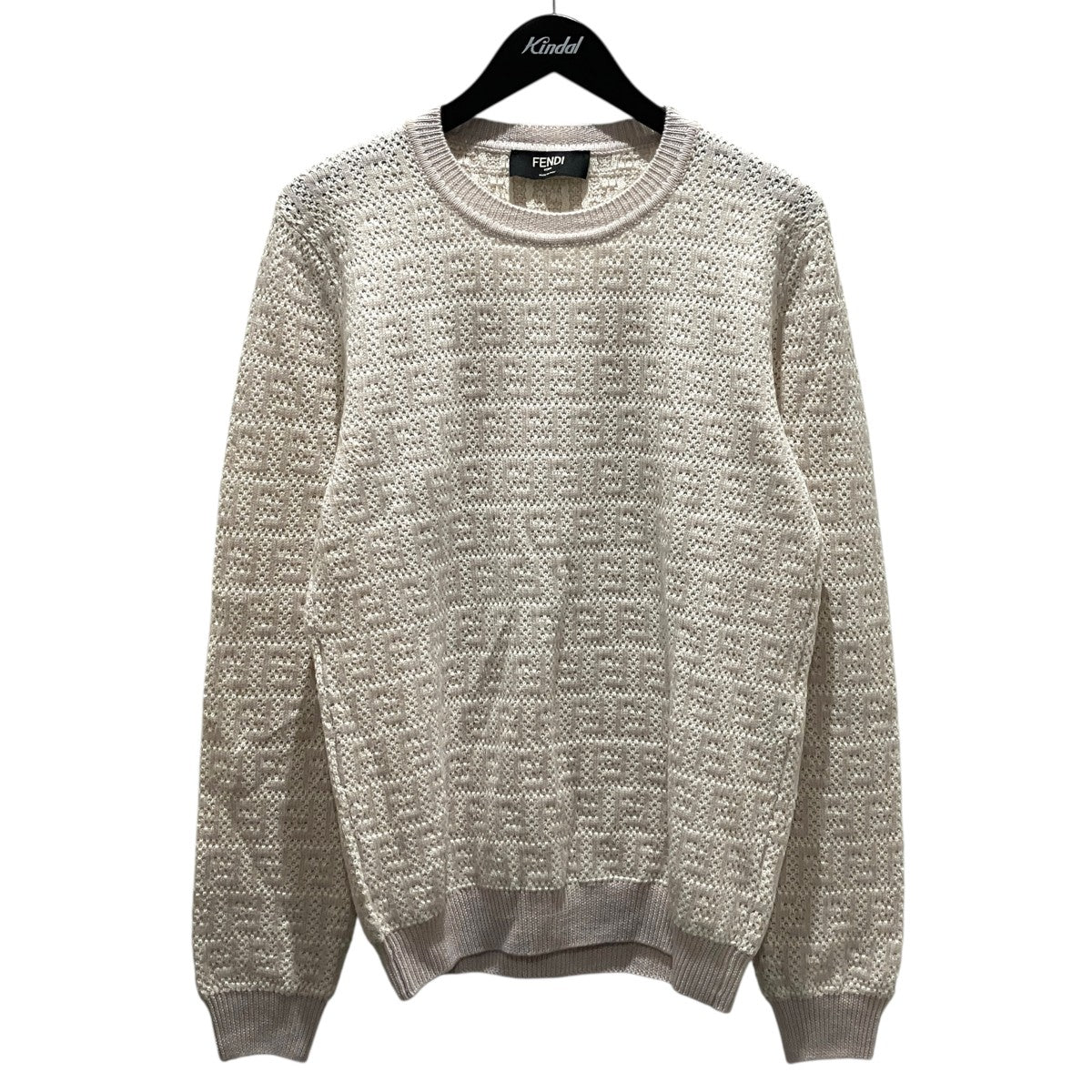 FENDI(フェンディ) FFロゴニットFZX034 AKFS FZX034 AKFS ベージュ