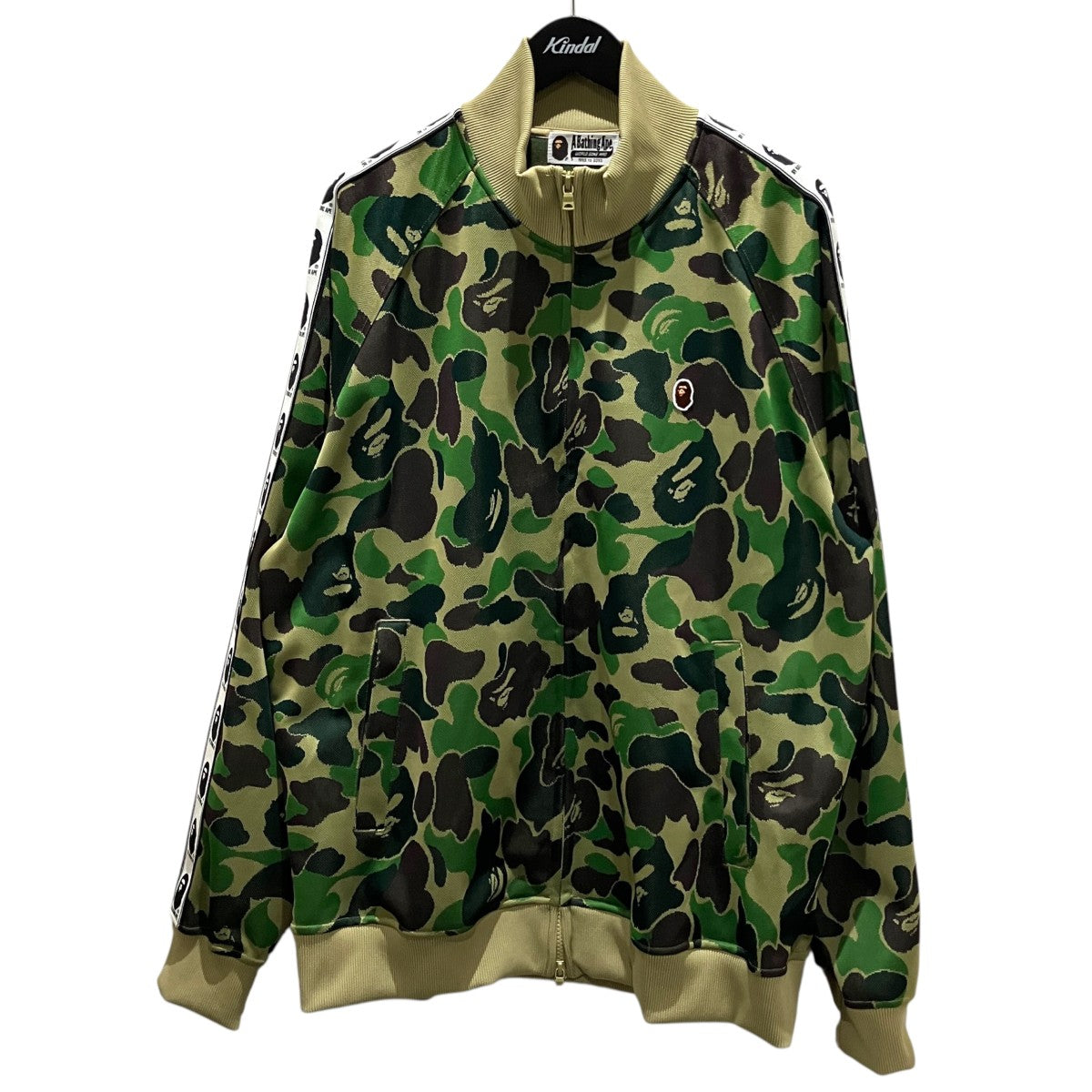 A BATHING APE 【ABC CAMO JACQUARD TRACK JACKET】カモフラジップジャケット001ZPL201002F 古着・中古-1枚目のアイテム画像
