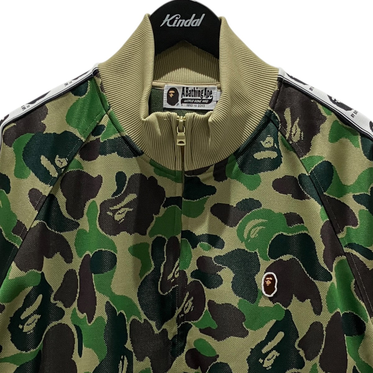 A BATHING APE 【ABC CAMO JACQUARD TRACK JACKET】カモフラジップジャケット001ZPL201002F 古着・中古-3枚目のアイテム画像