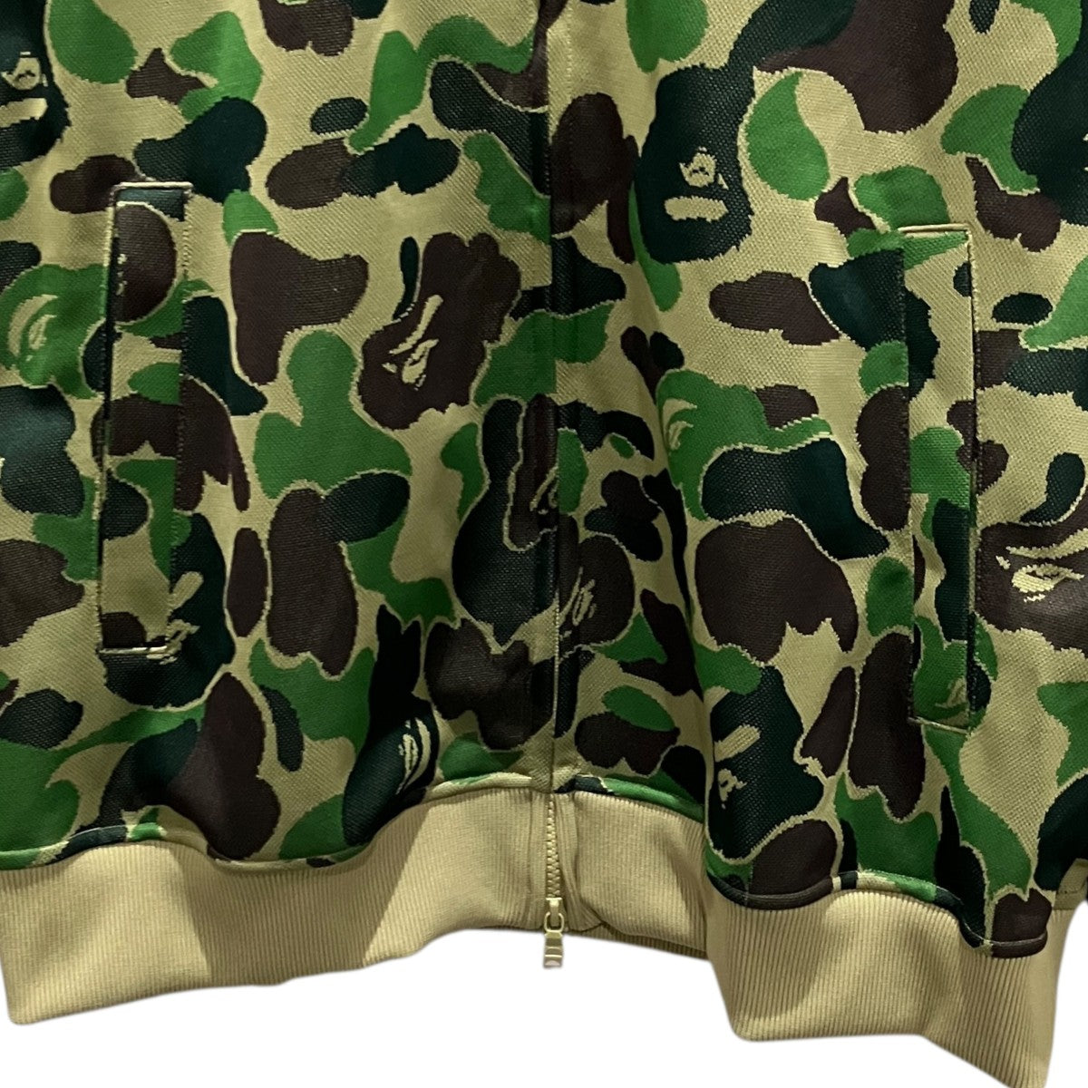 A BATHING APE 【ABC CAMO JACQUARD TRACK JACKET】カモフラジップジャケット001ZPL201002F 古着・中古-4枚目のアイテム画像