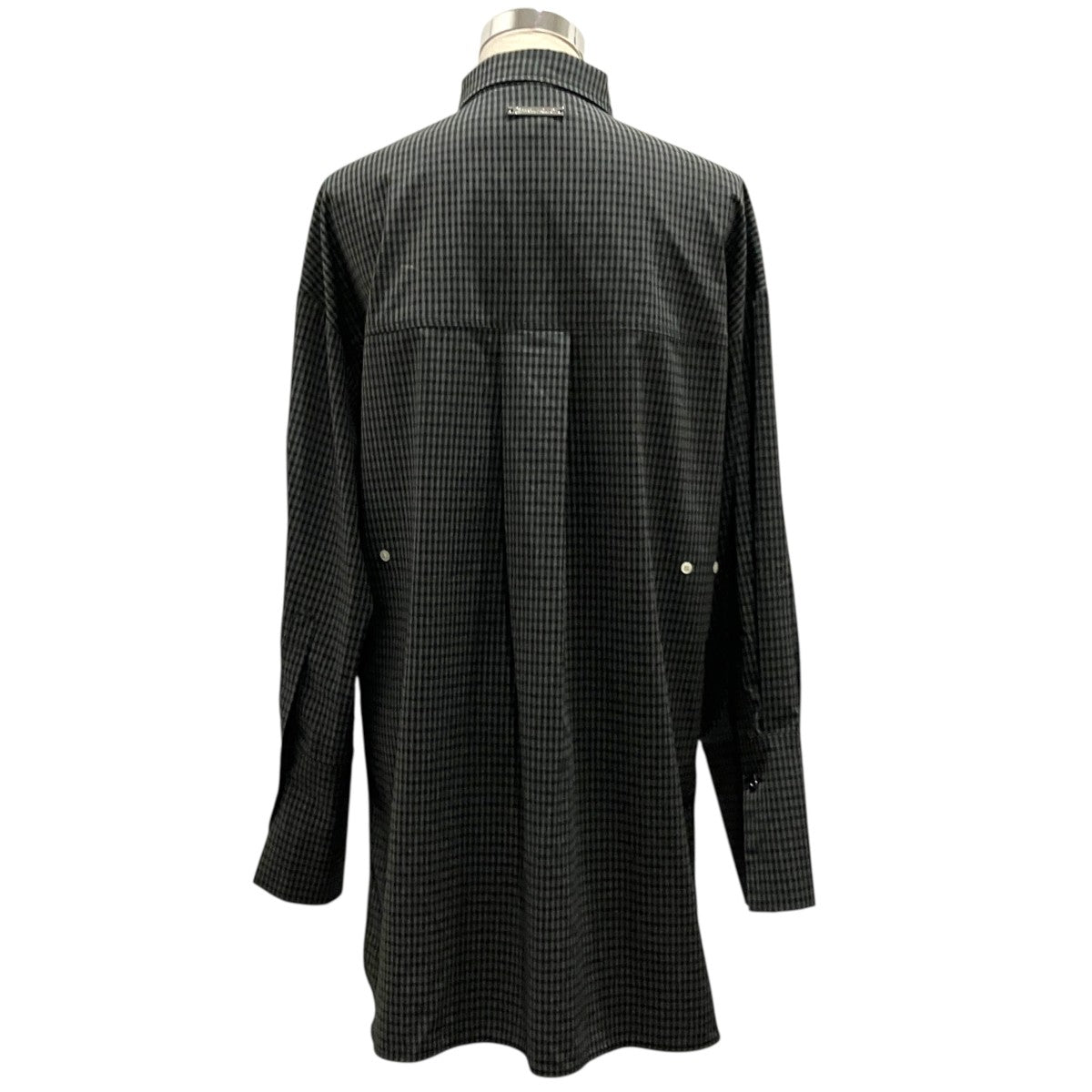 【Multi Fabric Over Shirt】長袖チェックシャツ31231315606