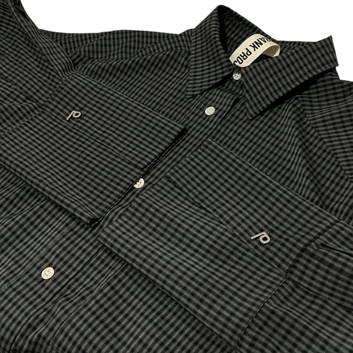 【Multi Fabric Over Shirt】長袖チェックシャツ31231315606