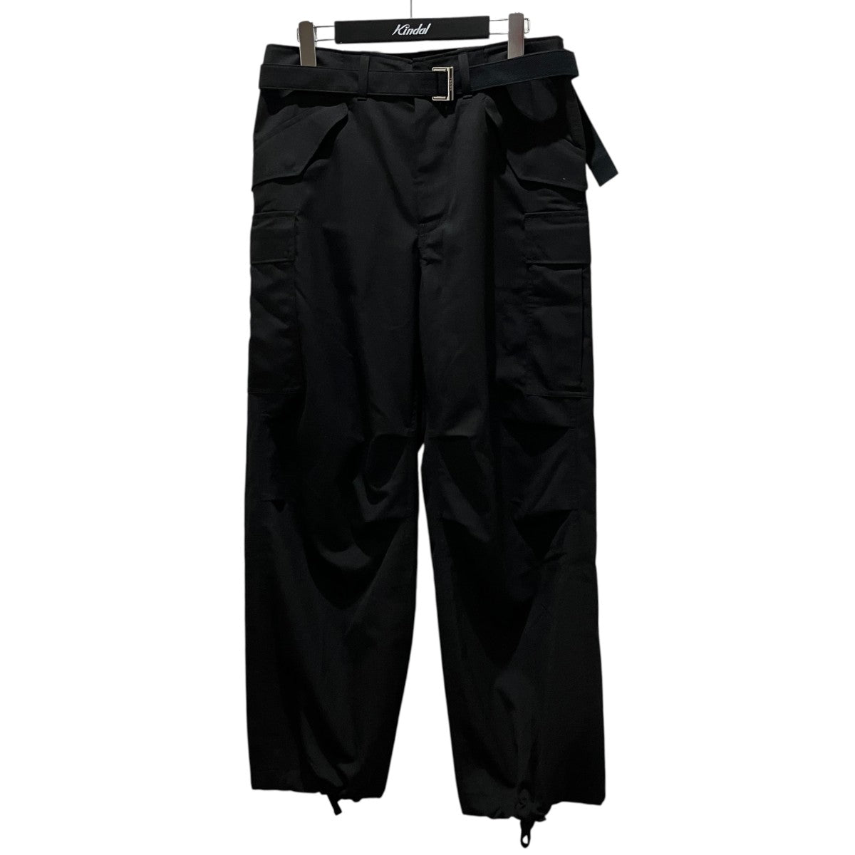 24SS【Suiting Cargo Pants】ベルト付カーゴパンツ24-03275M
