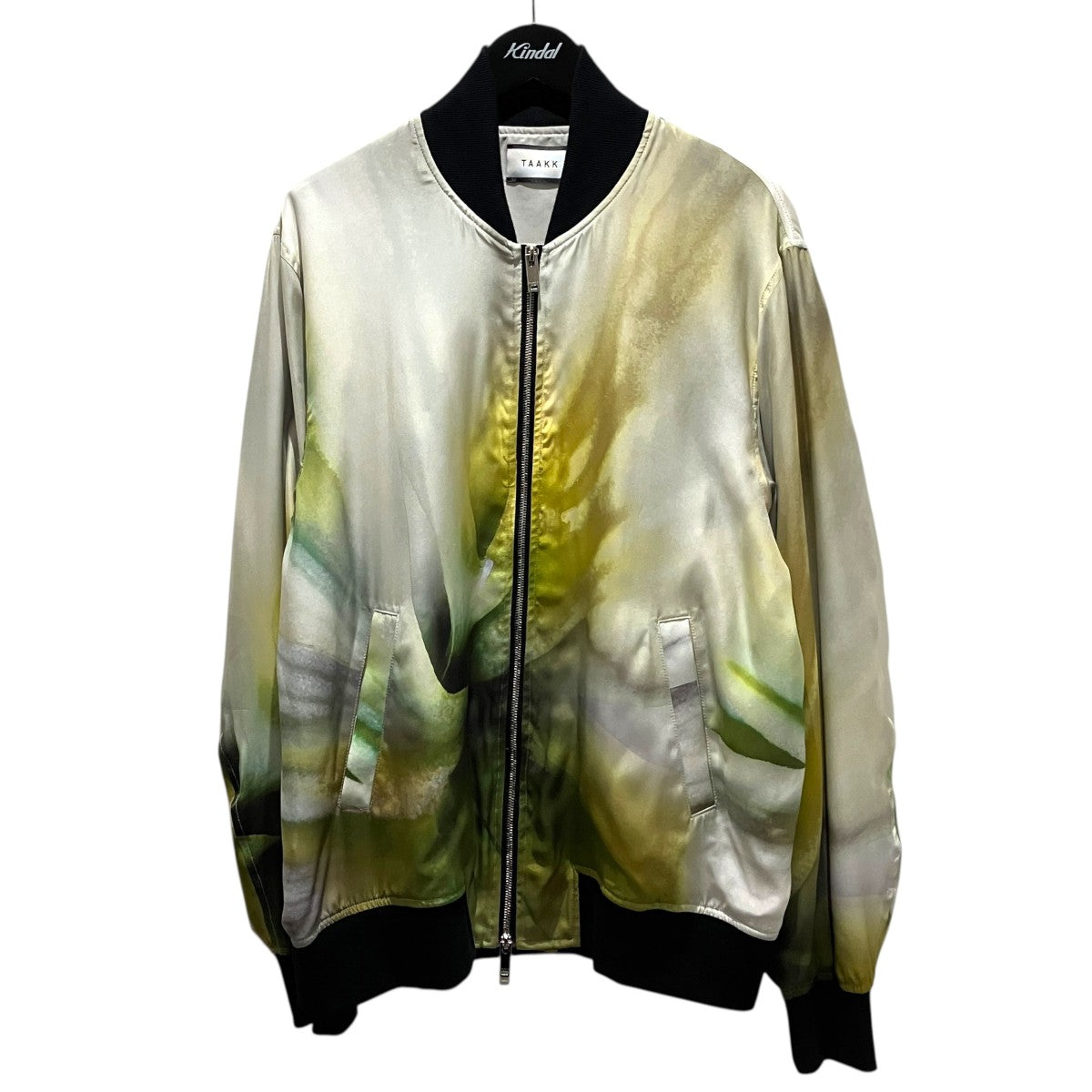 TAAAK ジップシルクブルゾンTA23SS-BL033 古着・中古-1枚目のアイテム画像
