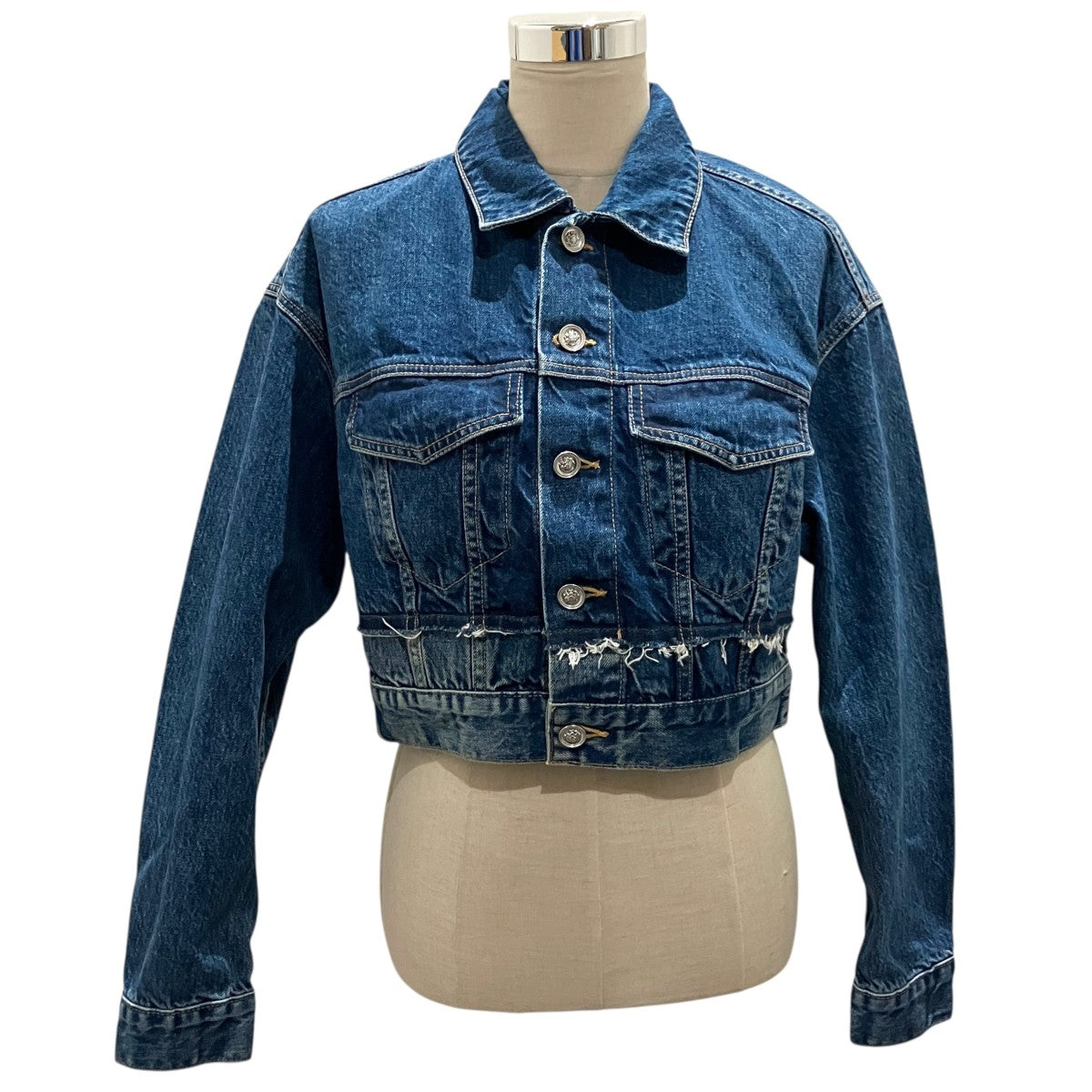 【cropped frayed jacket】デニムジャケットRWOC707S