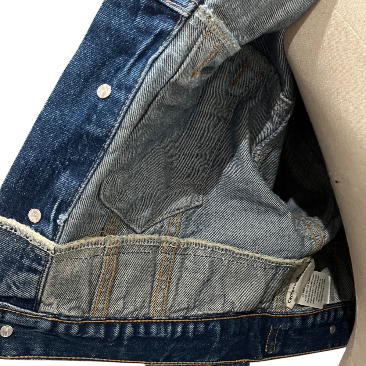 【cropped frayed jacket】デニムジャケットRWOC707S