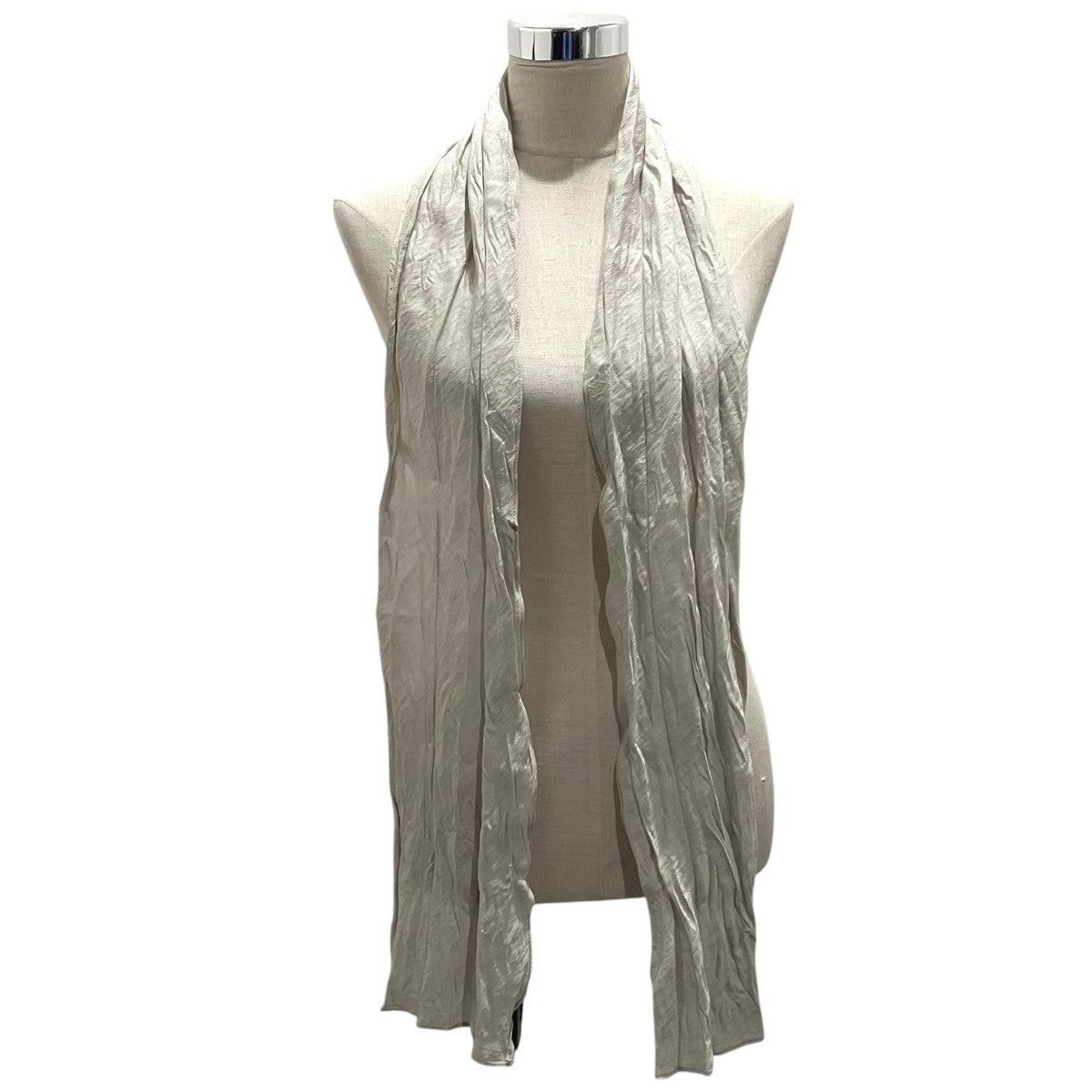 RECTO 【SILK BLEND GATHERED TIE SCARF】シルクスカーフRW26SAMF003TP 古着・中古-1枚目のアイテム画像