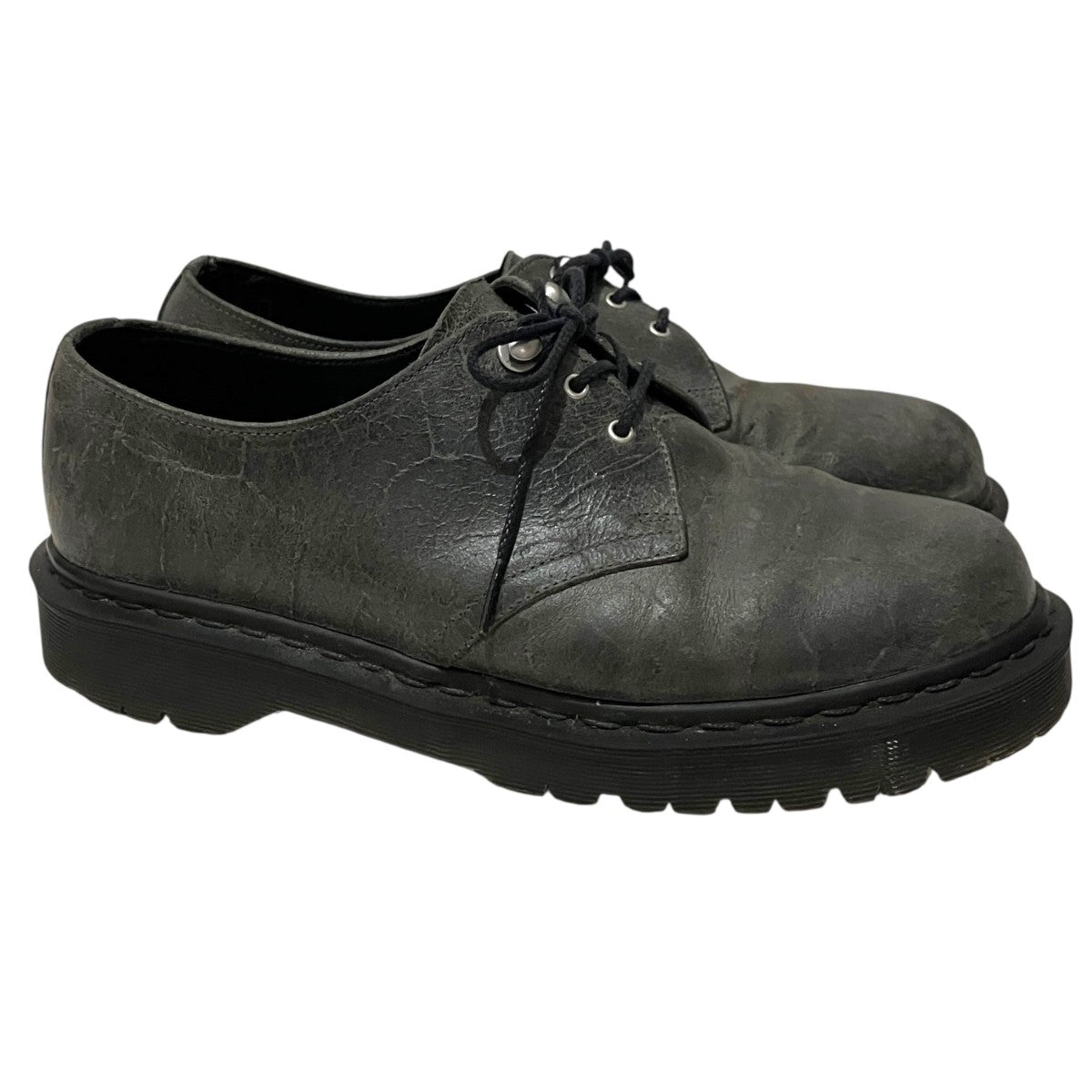 Dr．Martens 【MADE IN ENGLAND】C．F． Steadダメージ加工レザーシューズ 古着・中古-4枚目のアイテム画像