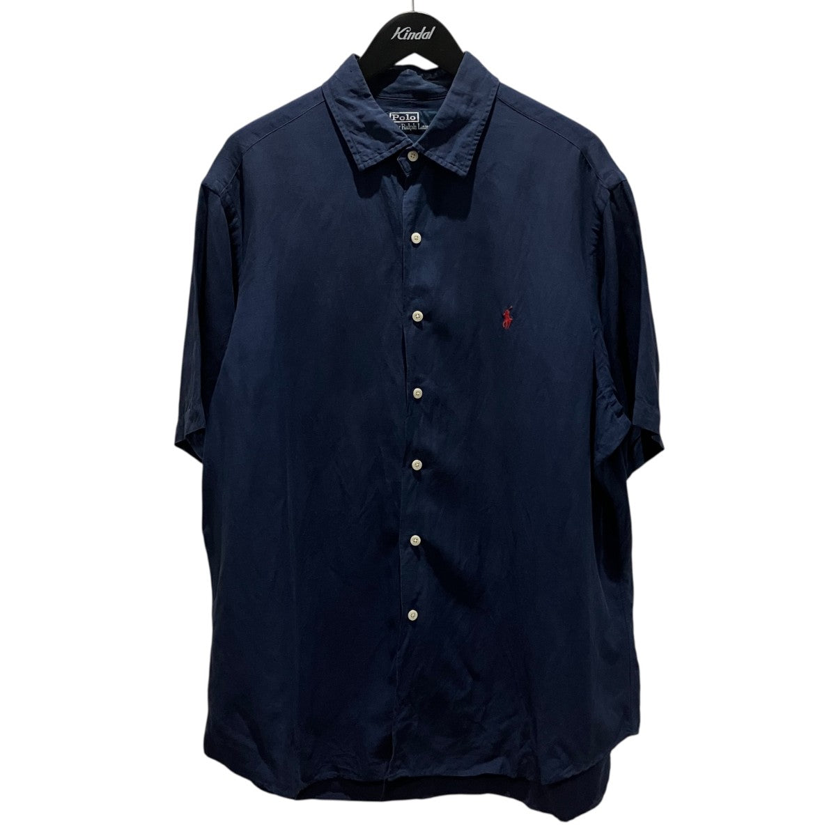 POLO RALPH LAUREN 半袖リネンシルクシャツ 古着・中古-1枚目のアイテム画像