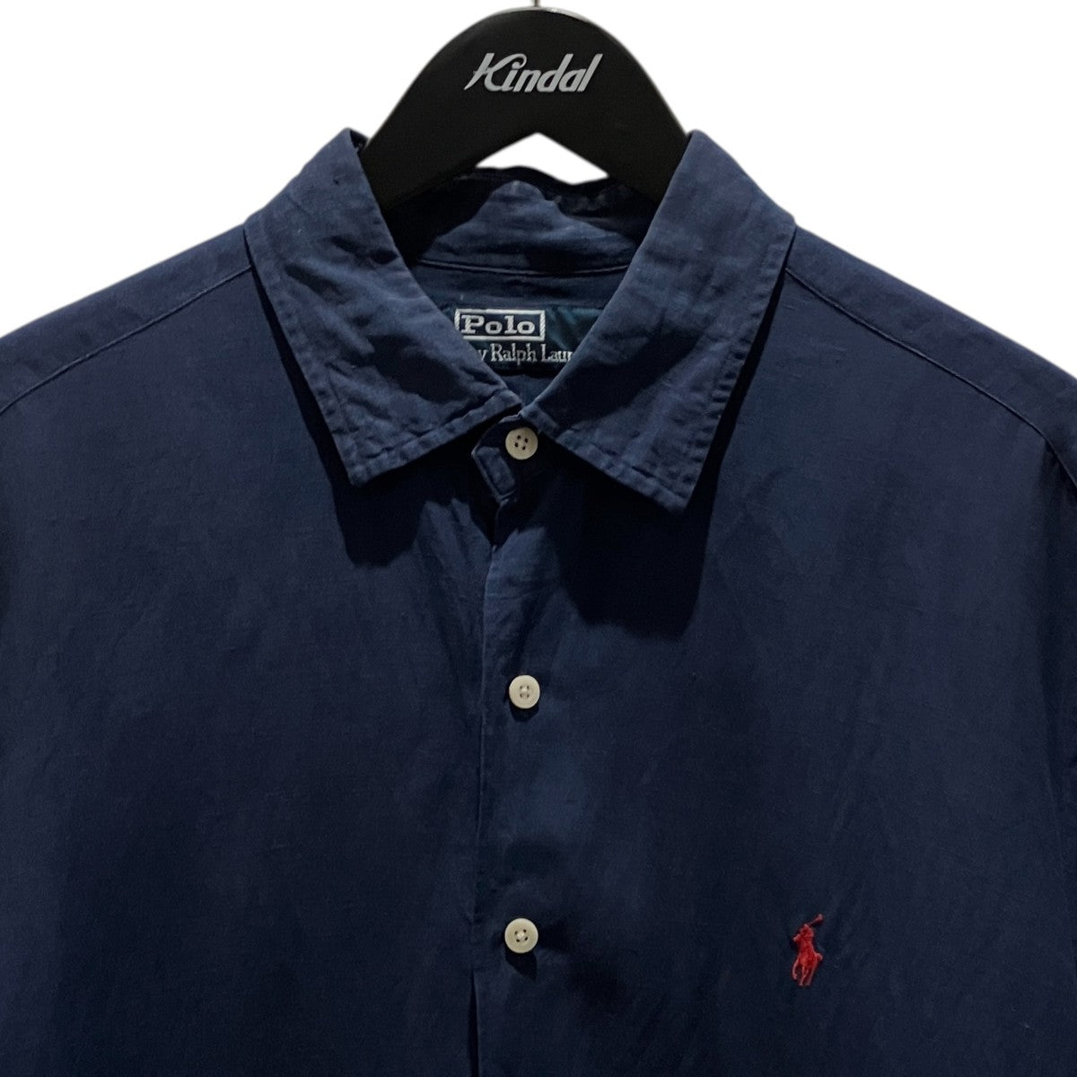 POLO RALPH LAUREN 半袖リネンシルクシャツ 古着・中古-3枚目のアイテム画像