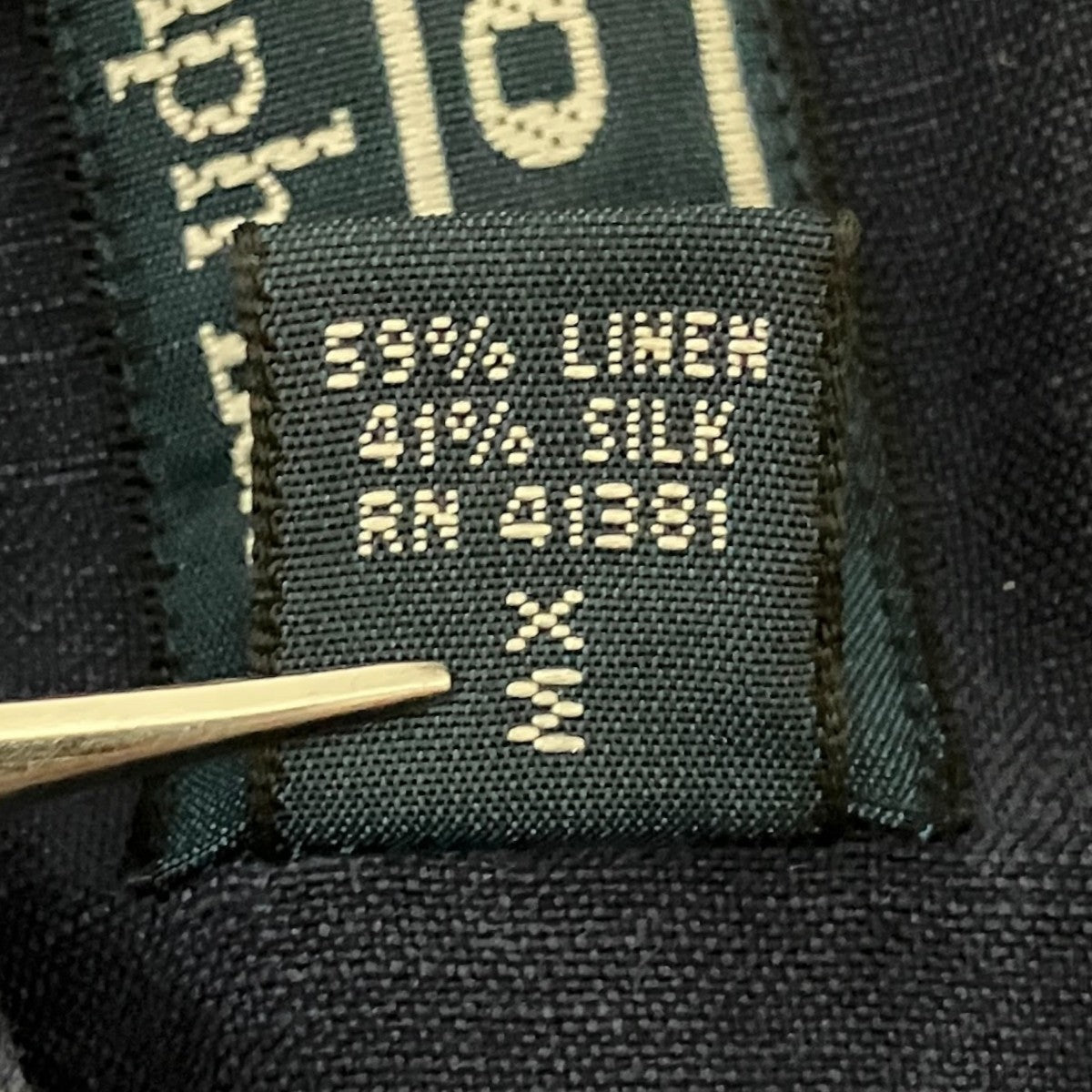 POLO RALPH LAUREN 半袖リネンシルクシャツ 古着・中古-8枚目のアイテム画像