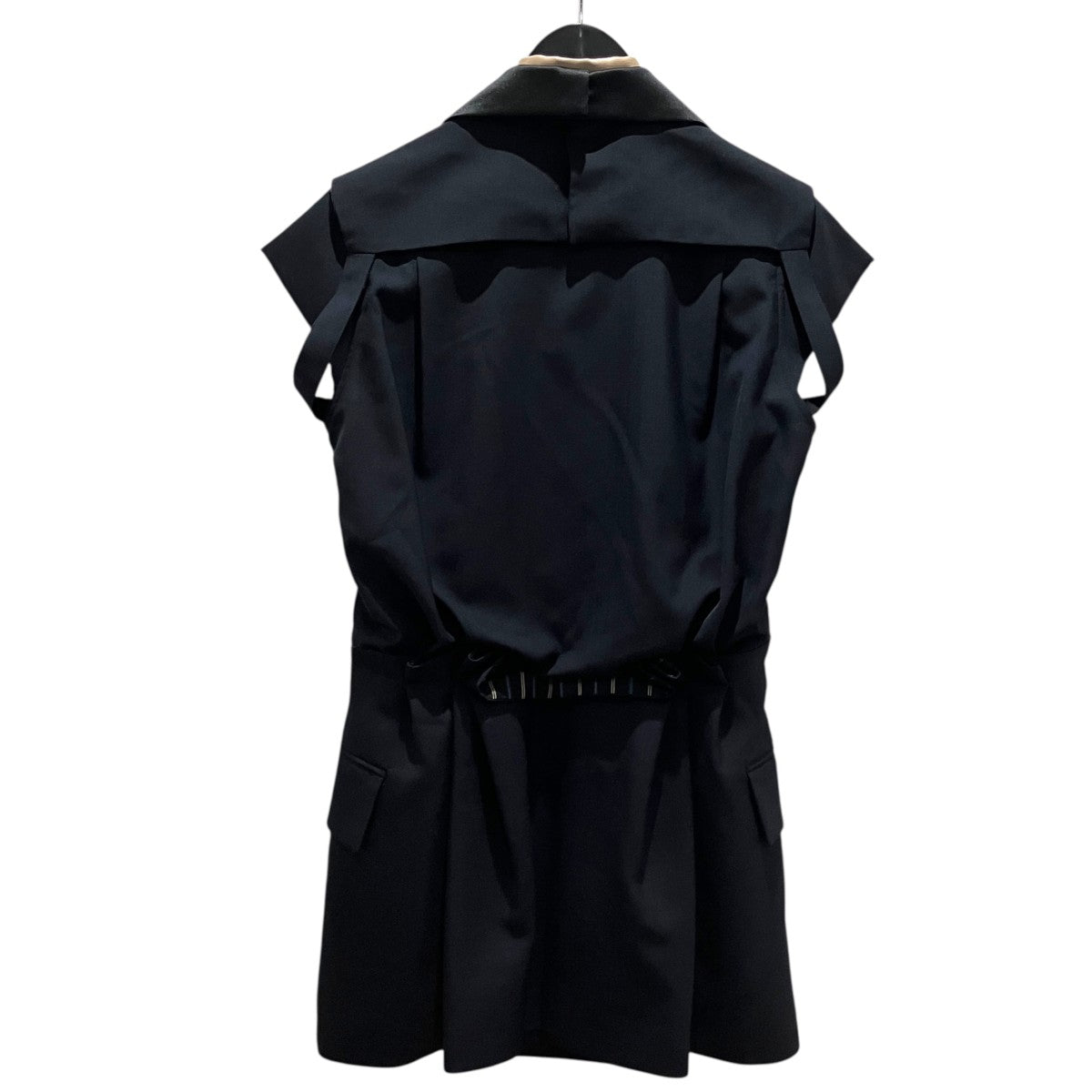 22SS【Suiting Mix Dress】ジレドッキングワンピース22-06028