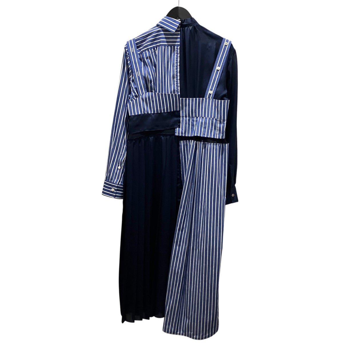 sacai(サカイ) ドッキングシャツワンピース22-06243 22-06243 ネイビー