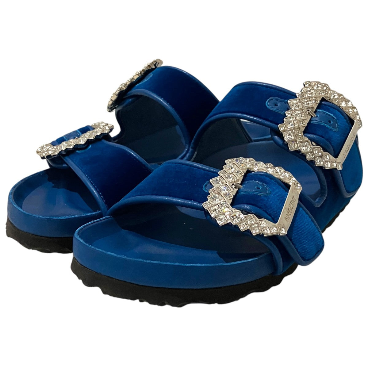 BIRKENSTOCK×Manolo Blahnik ベルベットサンダル1022960 古着・中古-1枚目のアイテム画像