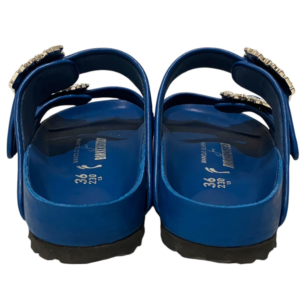 BIRKENSTOCK×Manolo Blahnik ベルベットサンダル1022960 古着・中古-3枚目のアイテム画像