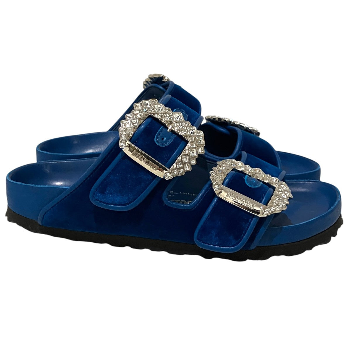 BIRKENSTOCK×Manolo Blahnik ベルベットサンダル1022960 古着・中古-4枚目のアイテム画像