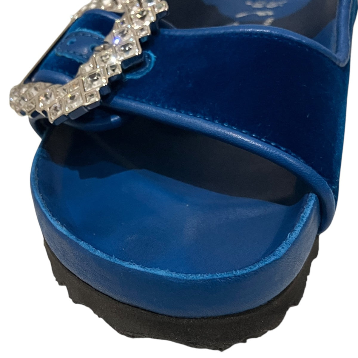 BIRKENSTOCK×Manolo Blahnik ベルベットサンダル1022960 古着・中古-7枚目のアイテム画像