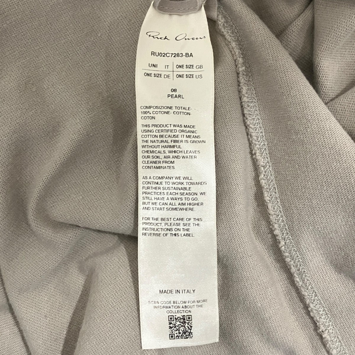 【TOMMY】半袖スウェットTシャツRU02C7283-BA