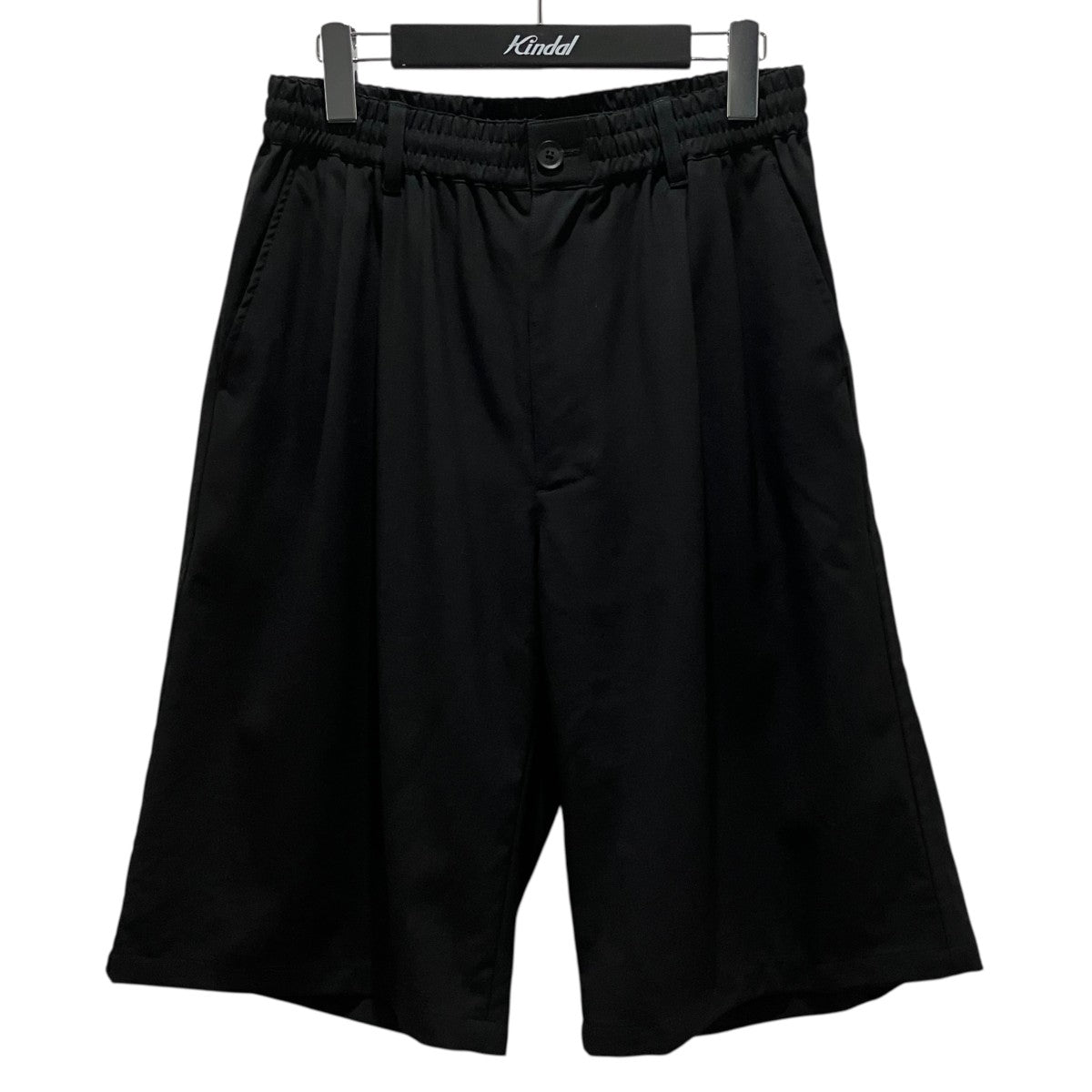 26SS【Exclusive Wool Washer Tropical 2pleated Easy Wide Shorts】ハーフパンツYK26SS01426P