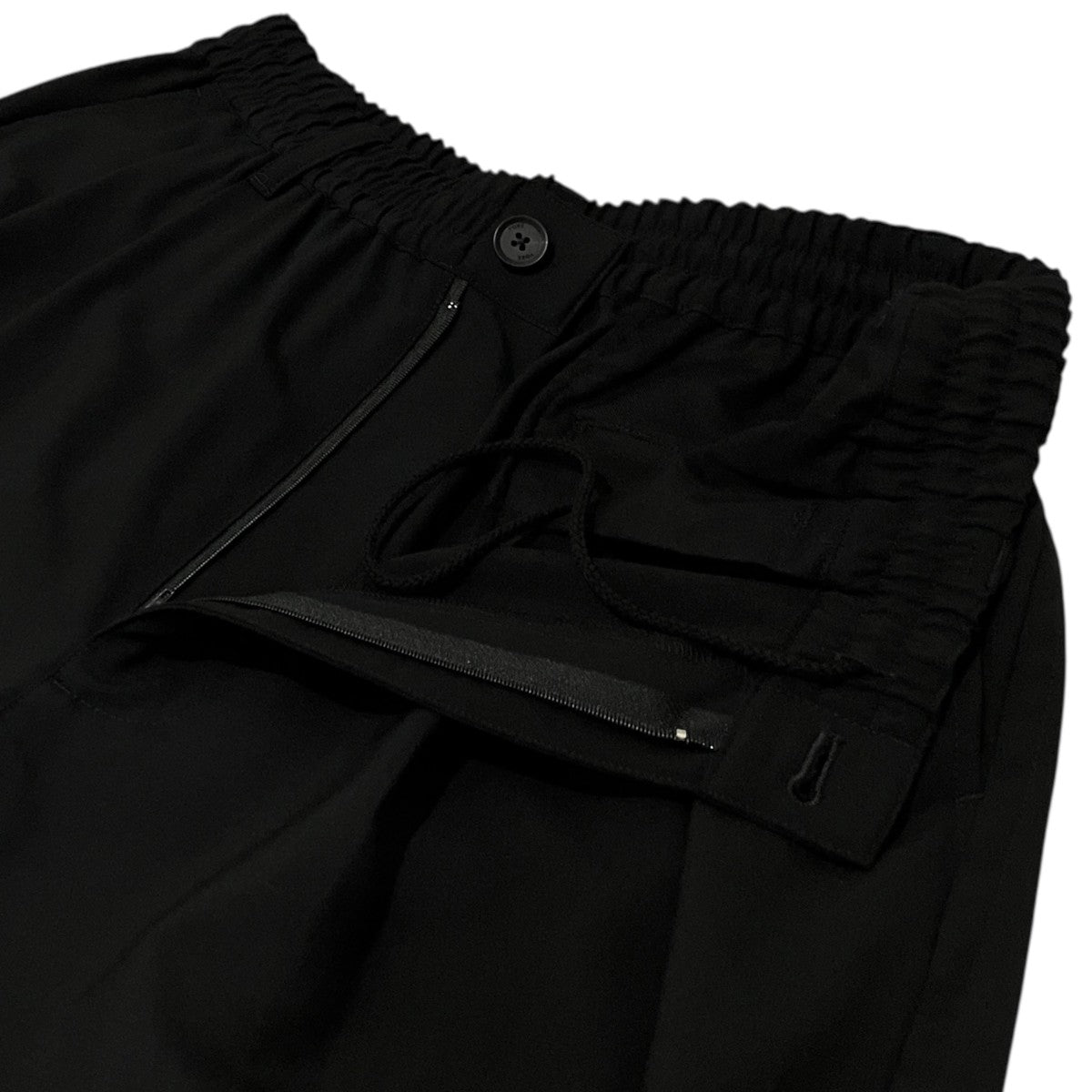 26SS【Exclusive Wool Washer Tropical 2pleated Easy Wide Shorts】ハーフパンツYK26SS01426P