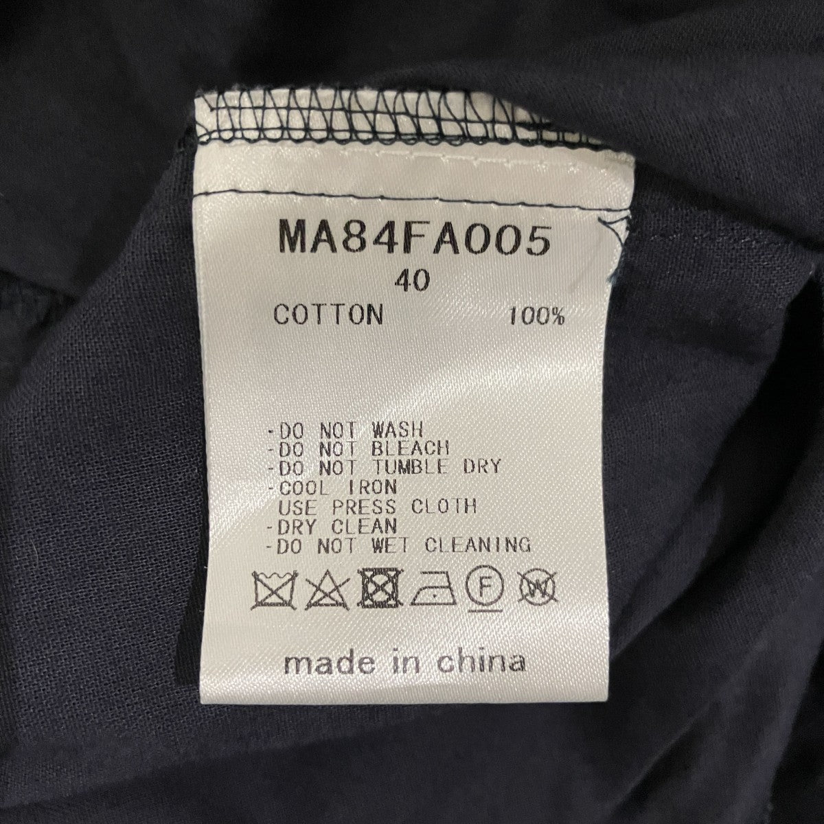 ペチコート付きレース切替シャツワンピースMA84FA005