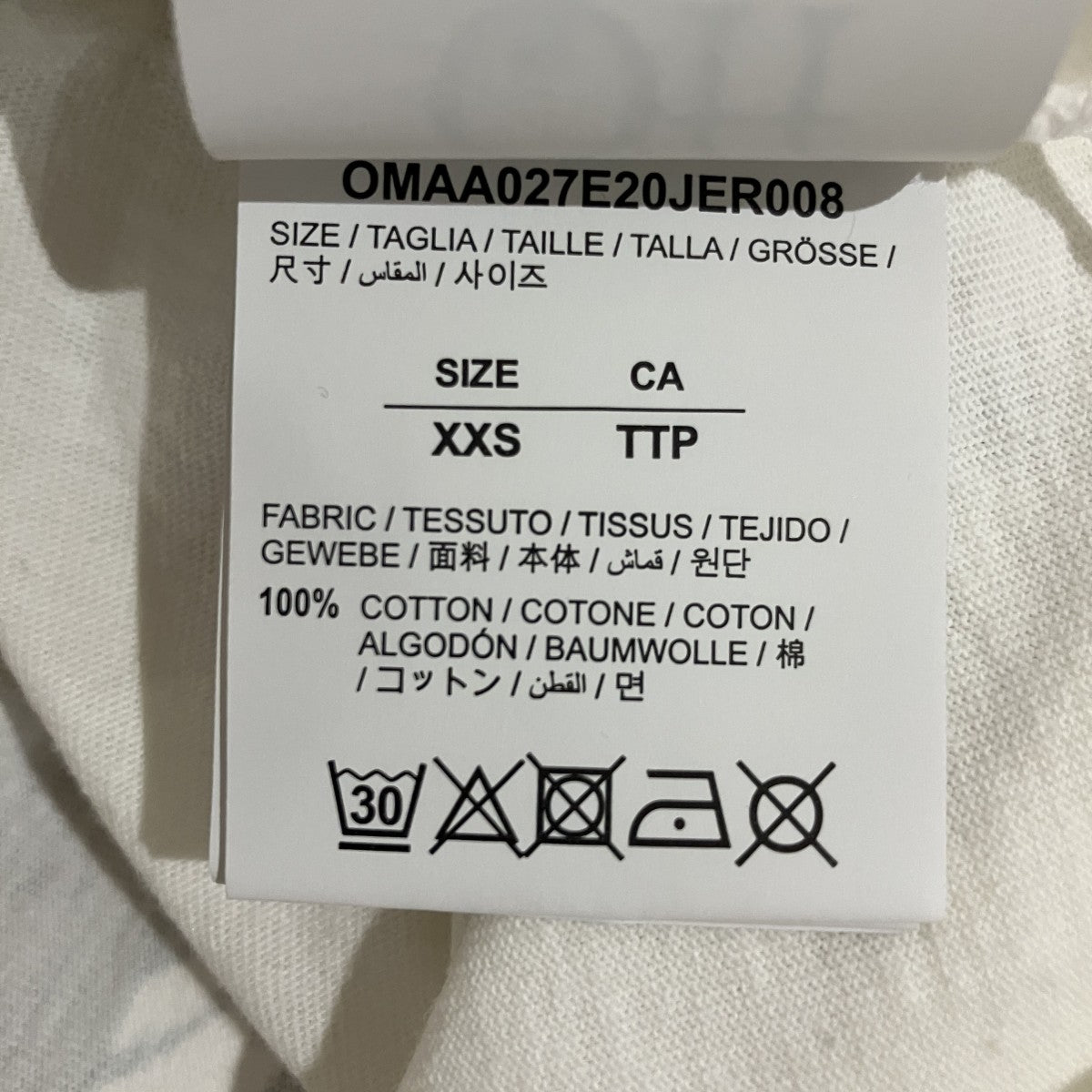 プリントTシャツOMAA027E20JER008