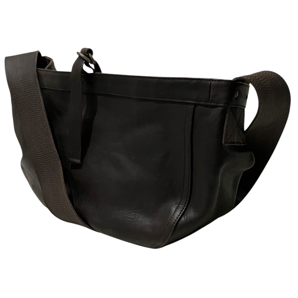 26SS【LOT．018 NEWSBOY BAG SMALL】レザーバッグ