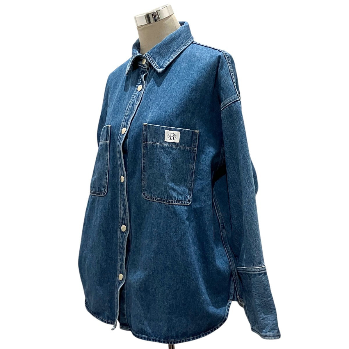 【Wideカフスdenimシャツジャケット】デニムシャツ121545277