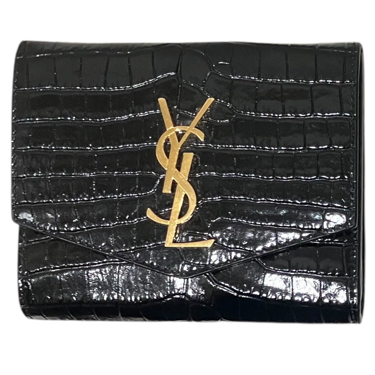 Saint Laurent Paris 2つ折り財布582296 古着・中古-1枚目のアイテム画像