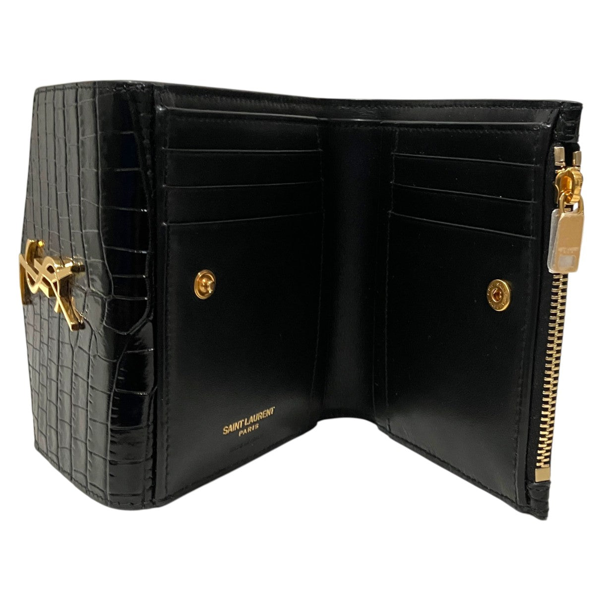Saint Laurent Paris 2つ折り財布582296 古着・中古-5枚目のアイテム画像