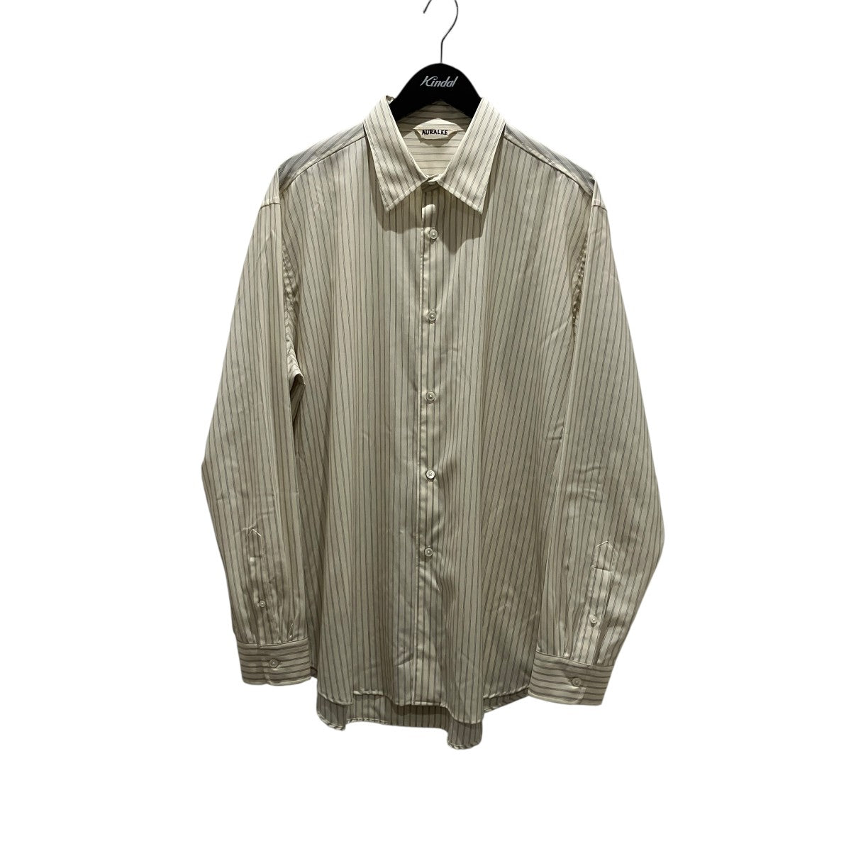 26SS【SUPER FINE WOOL STRIPE SHIRT】ストライプシャツA26SS01WW