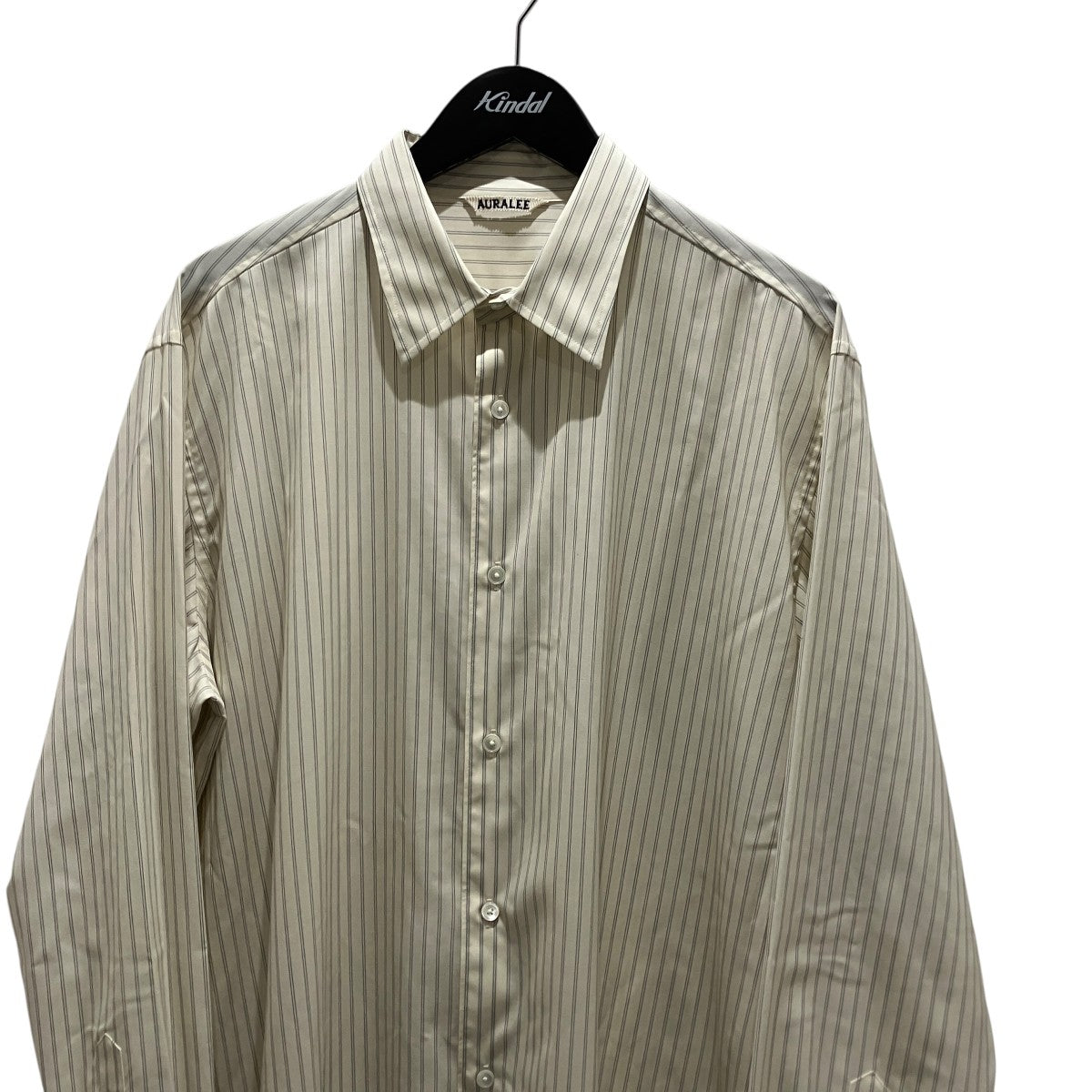 26SS【SUPER FINE WOOL STRIPE SHIRT】ストライプシャツA26SS01WW
