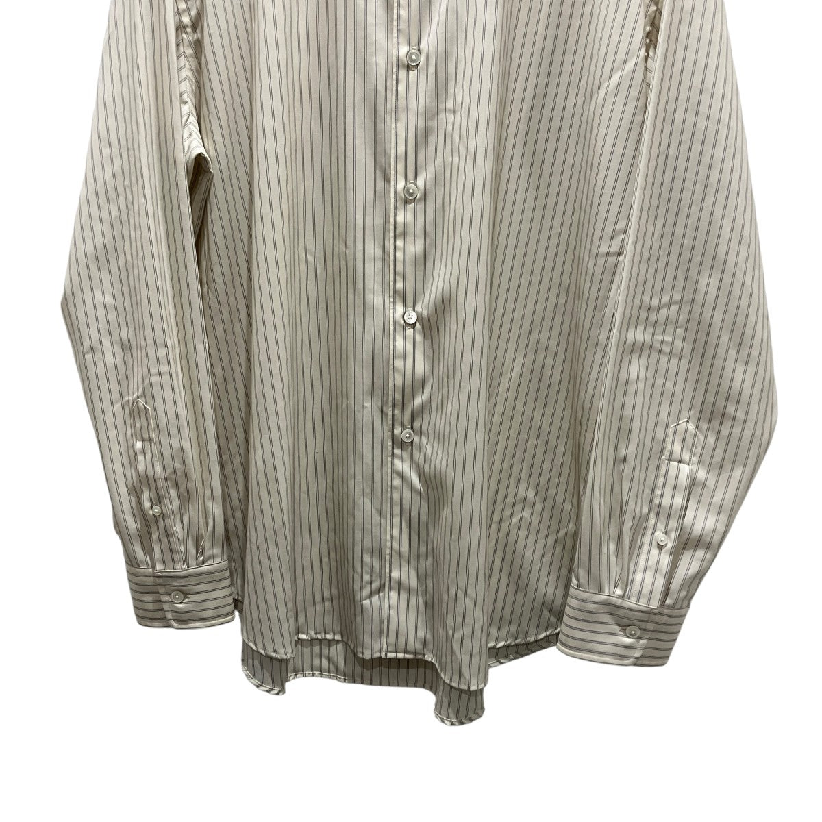 26SS【SUPER FINE WOOL STRIPE SHIRT】ストライプシャツA26SS01WW
