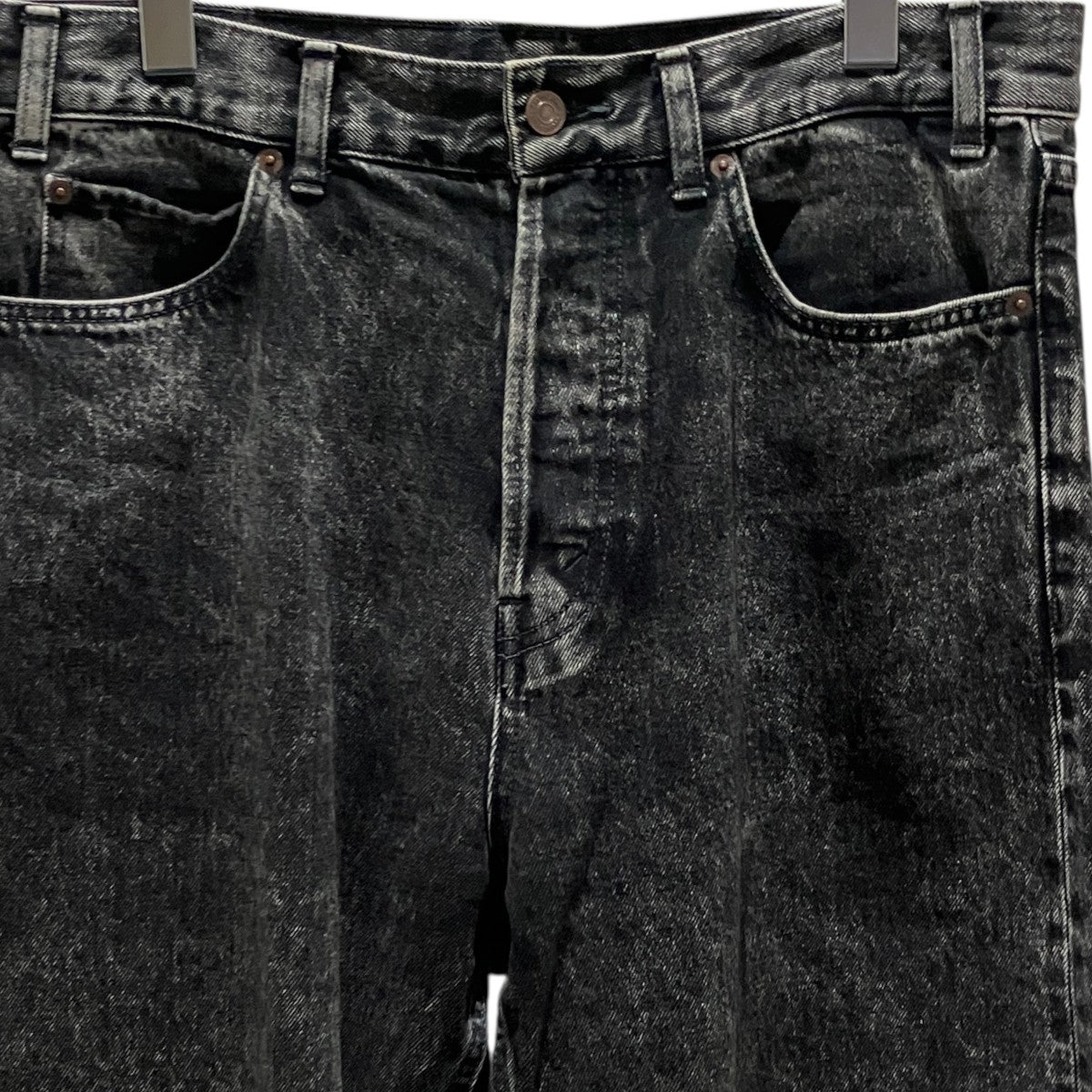 CELINE 【KURT JEANS ACID GRAY WASH】ケミカルウォッシュデニムパンツM RE 011 古着・中古-3枚目のアイテム画像